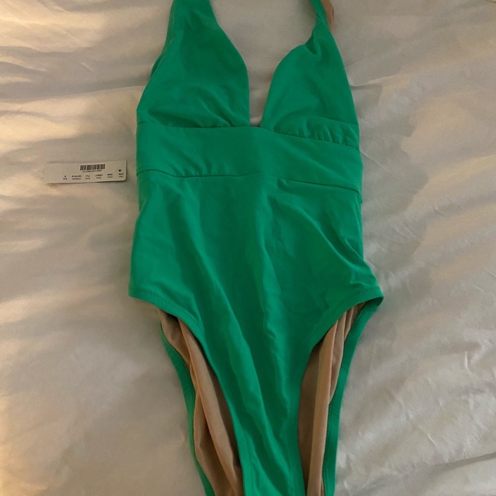 Jcrew green one piece NWT